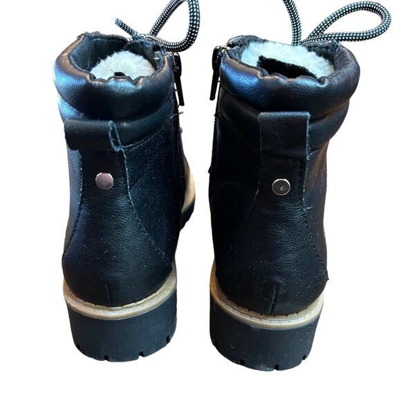 Style & Co Black Lace Up Hiker Boots NEW Size 5 - Picture 4 of 11